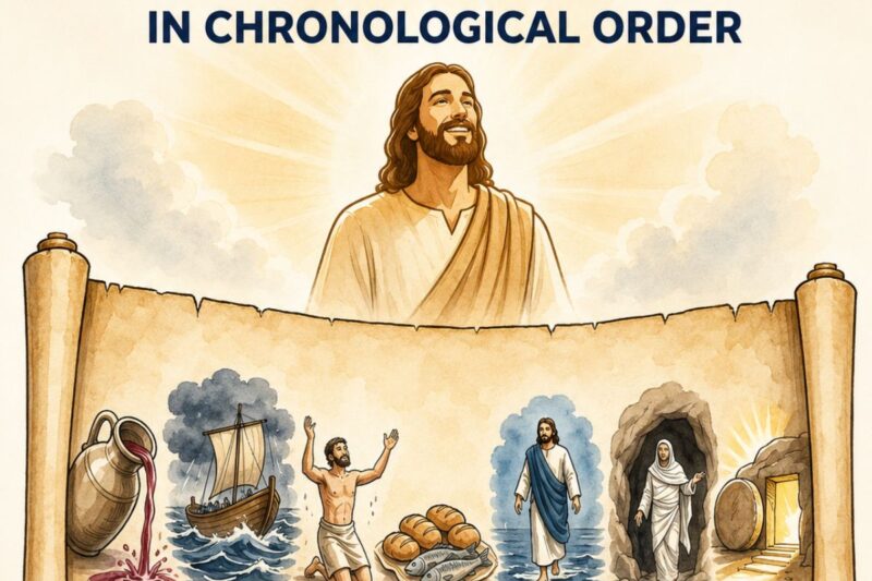 Every Miracle of Jesus in Order: The Pattern Hidden in Plain Sight