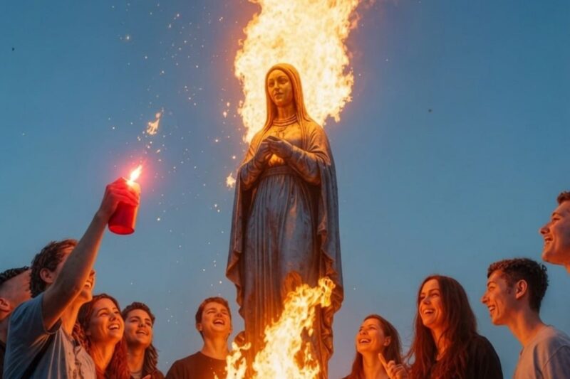 Students Burned the Virgin Mary Statue—What Happened to Each of Them Sends Shockwaves Across Town