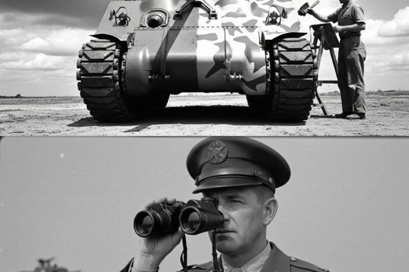 In 1942, America had no camouflage — so one artist painted 50,000 tanks in 30 days.