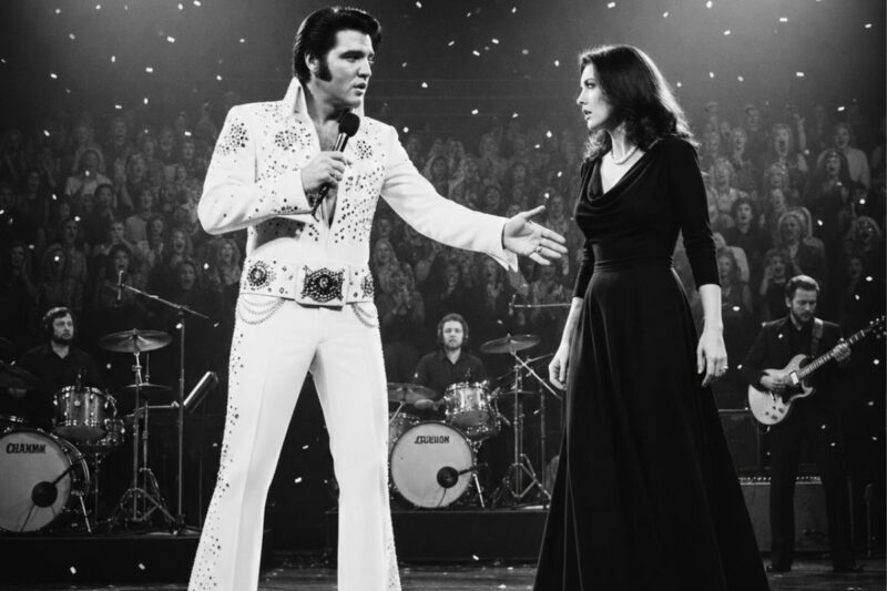 MYSTERIOUS woman joined Elvis on stage — her identity SHOCKED everyone