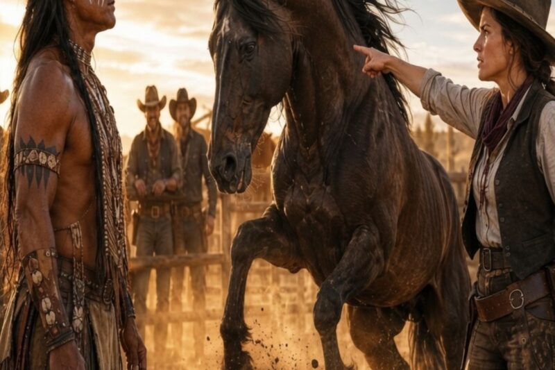 “Can You Tame Horses?” the Female Rancher Asked the Humiliated Apache — His Reply Shocked All_vmdt