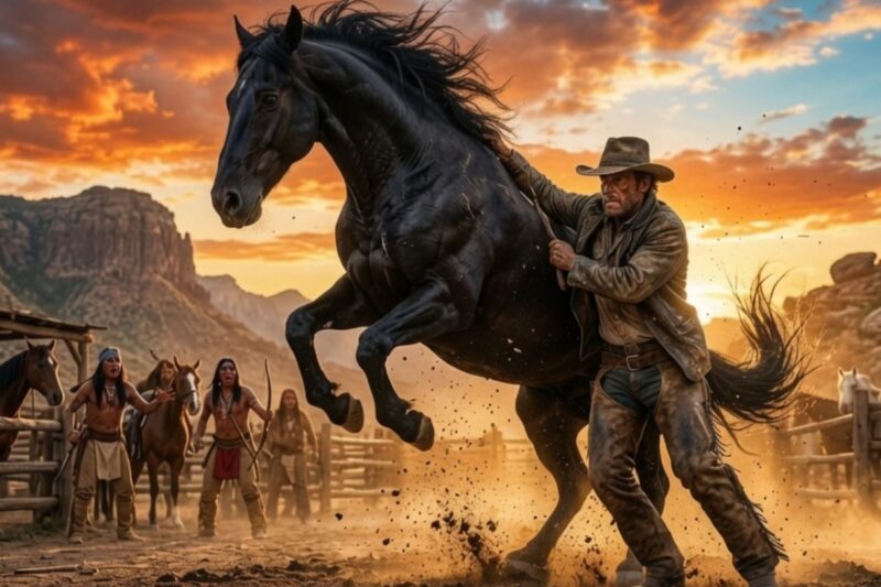 No Apache warrior could tame the wild stallion… until a overlooked cowboy did the unthinkable_vmdt  _