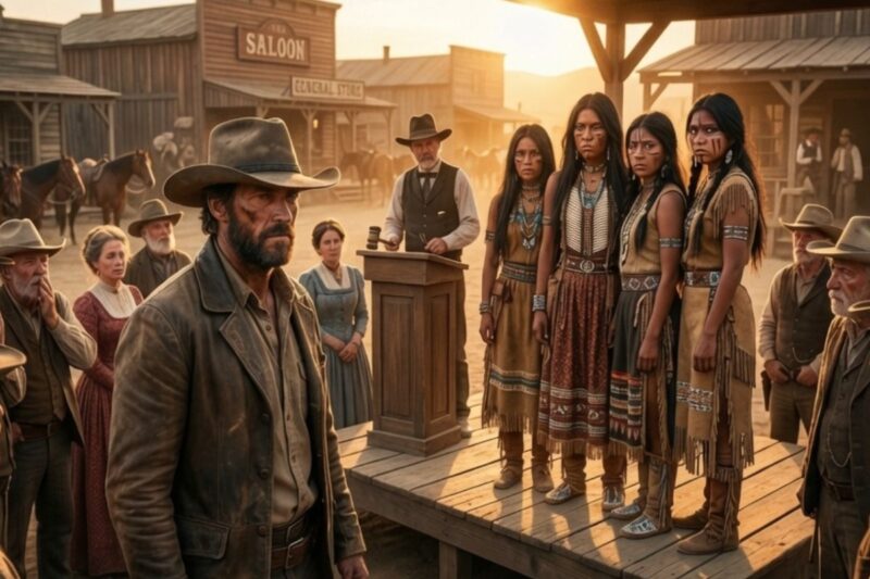 A Cowboy BOUGHT 4 GIRLS at an Auction Everyone Judged Him But No One Expected What He’d Do with Them_vmdt
