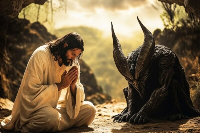 Who was the demon that tempted Jesus in the desert?