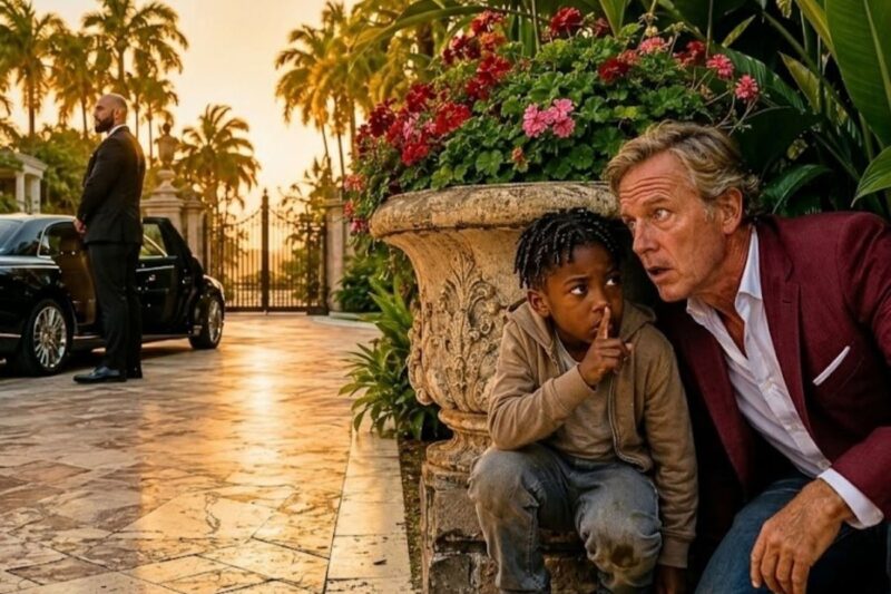 “Don’t move, follow me” The Black Boy Told The Millionaire — Seconds Later, He Was Speechless