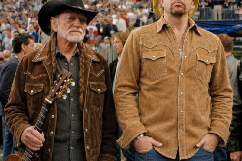 TOBY KEITH PUT WILLIE NELSON ON A SONG ABOUT JUSTICE — AND GAVE A 70-YEAR-OLD OUTLAW HIS FIRST #1 IN FOURTEEN YEARS.
