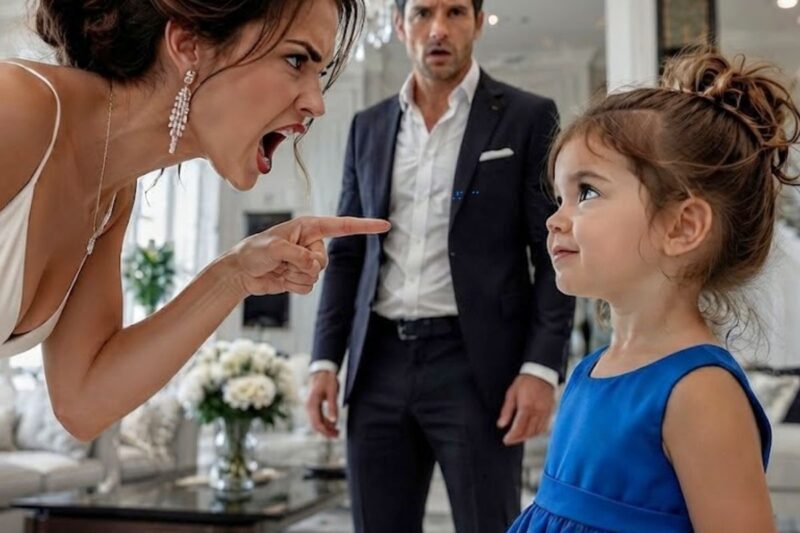 THE FIANCÉE SHOUTED AT THE TODDLER — THEN THE CHILD POINTED BEHIND HER WITHOUT A WORD