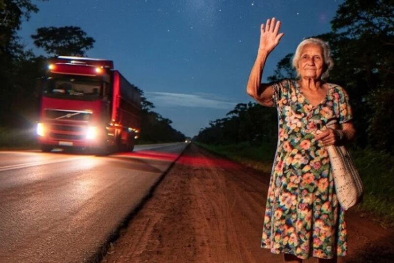 She was alone on one of the most isolated stretches of Highway 319… The account of that encounter!